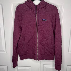Patagonia W’s Well worn Quilted Organic Cotton Full Zip Hoodie Women’s Medium